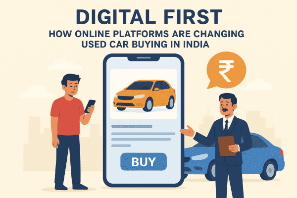                                                                                  Digital First: How Online Platforms Are Changing Used Car Buying in India