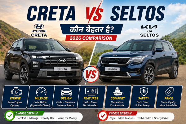 Creta vs Seltos – कौन बेहतर है?