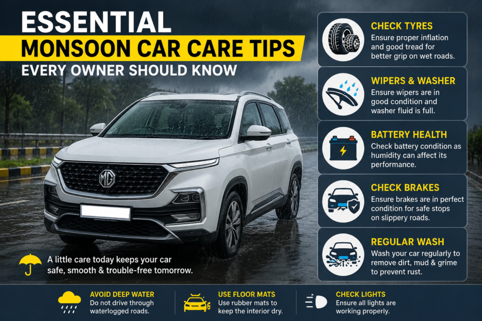 Essential Monsoon Car Care Tips Every Owner Should Know