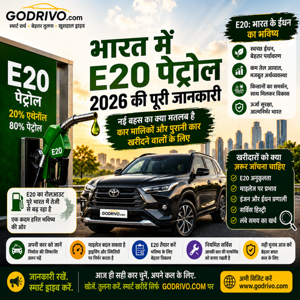 भारत में E20 पेट्रोल